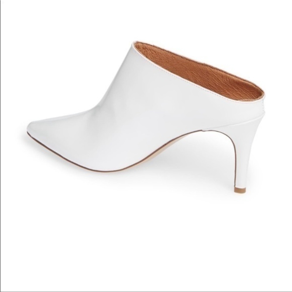 Halogen white patent mule - Picture 1 of 9